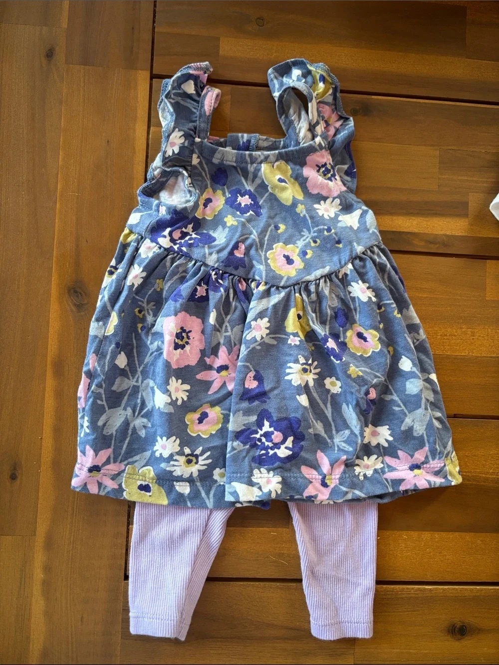 Carter's Floral Navy, Pink and White Baby Matching Sets